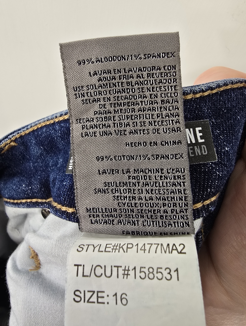 Kut From The Kloth Catherine Fab Ab Boyfriend High Rise Waist Denim Jeans Sz 16 - Picture 10 of 12